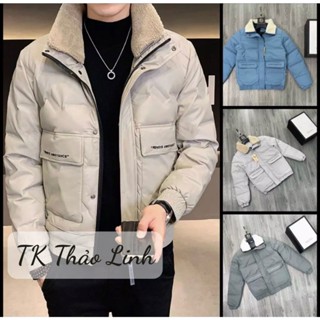  Áo Khoác Phao Nam Mùa Đông Cổ Lông Túi Hộp Trần Bông 3 Lớp Sang Xịn Đẹp Vải Tráng Kính TOP HOTTREND 2024 