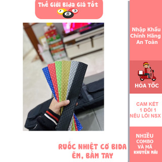 Ruốc cơ bida nhiệt | bọc cán cơ bida | chống mồ hôi, tăng tính thẩm mỹ | mẫu mới nhất vảy rồng đẹp mắt