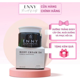 Kem Body X4 ENNY Trắng Da Dưỡng Ẩm Chống Nắng Toàn Thân Tặng 4 Quà 150gr