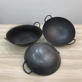 Chảo thép chống dính, dày, tay cầm 2 quai - kích thước , chuyên dụng cao