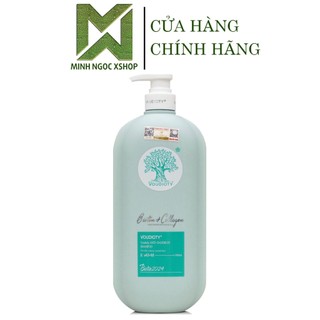 Dầu gội ngăn gàu, kích mọc tóc Biotin Collagen Voudioty xanh dương 1000ML phiên bản 2024
