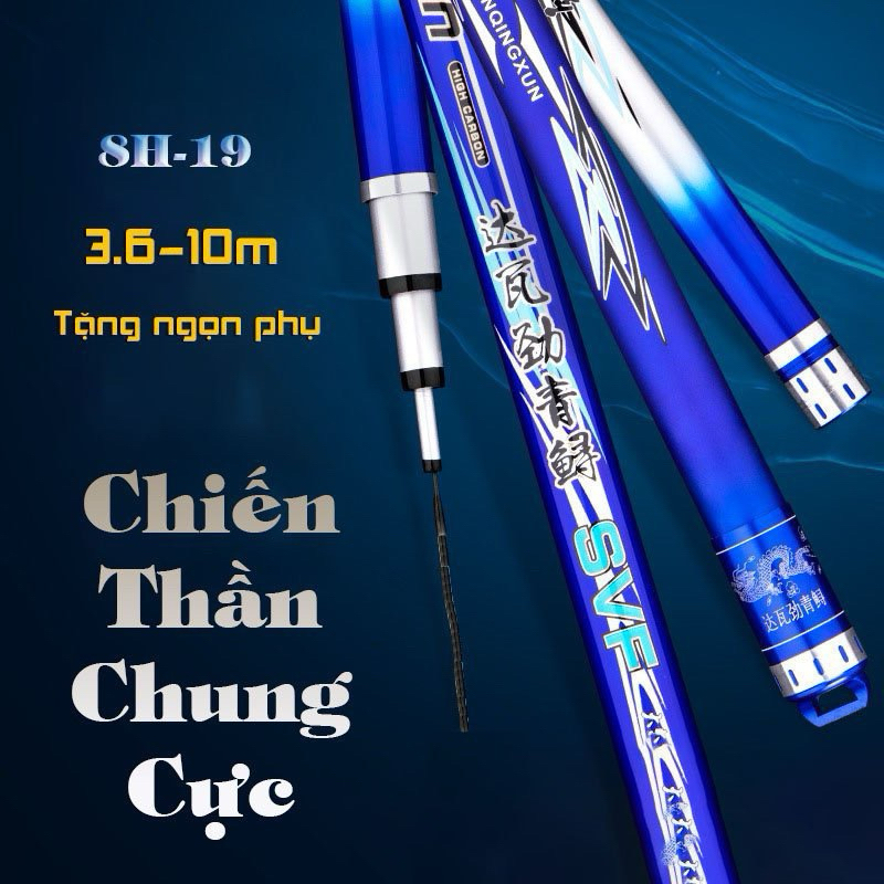 Cần Câu Tay Chiến Thần Chung Cực 8H 19i Bảo Hành 1 Năm-Cần Câu Đơn,Cần Câu Đài Chuyên Săn Hàng,Bạo L