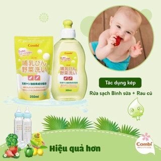 NƯỚC RỬA BÌNH SỮA COMBI NHẬT BẢN