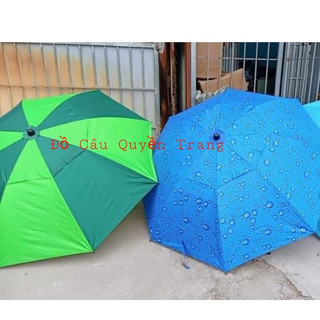 Ô dù câu cá tre nắng mưa rộng 1m8.ô câu xoay 360 độ cao cấp