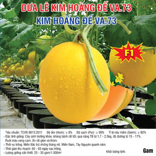 Hạt giống dưa lê f1 kim hoàng đế – 10gram