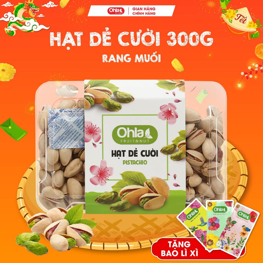 Hạt dẻ cười rang muối Ohla 300g