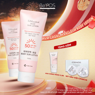 Kem Chống Nắng Cơ Thể SJM Medical Body Sun Lotion Bảo Vệ Da Với SPF 50+ PA++++ Giúp Da Sáng Mịn Mềm Mại 150ml CN18