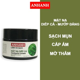 Mặt Nạ Diếp Cá - Mướp đắng ANHANH - Giảm Mụn, Dưỡng da, cấp ẩm, mờ thâm Thải Độc, Giảm Sưng 50gr