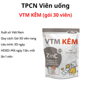 Viên uống bổ sung Kẽm ZinC VTM hỗ trợ tăng cường đề kháng