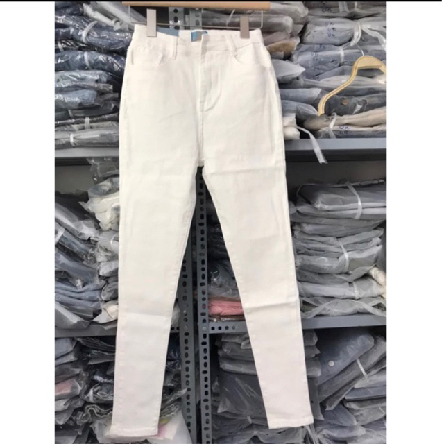 (New tag) Quần tregging/ quần ôm trắng size Xs/S