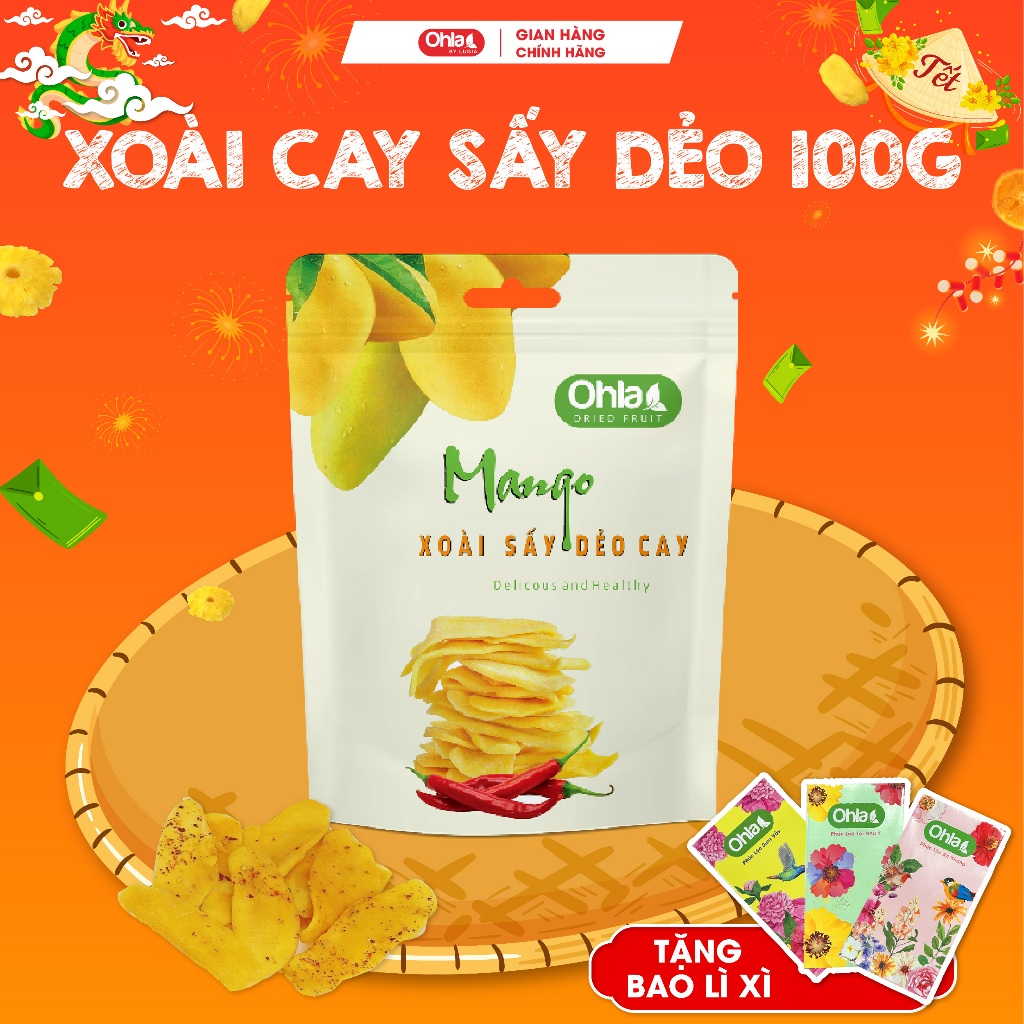 Xoài cay sấy dèo Ohla 100g