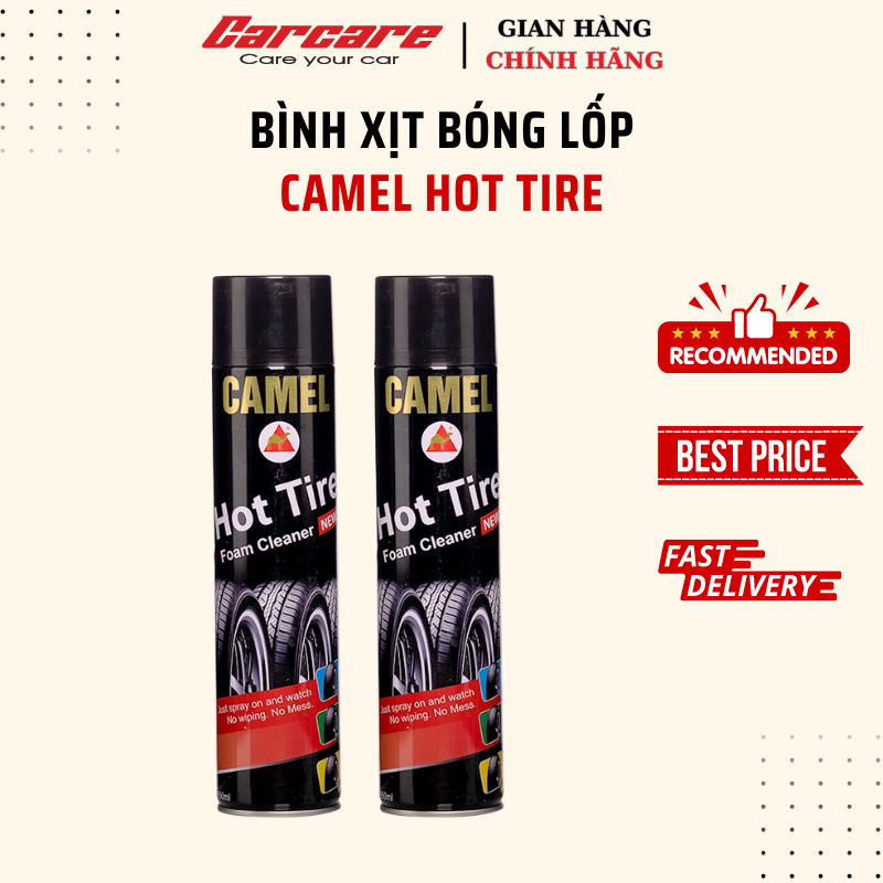 Bình xịt bóng lốp Tinifilag- Tyre Shine - Camel Hot tire