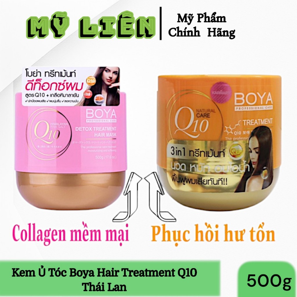 Kem ủ tóc Q10 Boya 500g Thái Lan