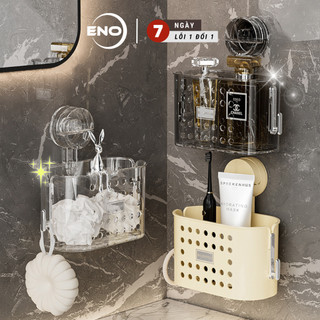 Kệ Để Đồ Nhà Tắm Nhà Bếp Đa Năng Có Cốc Hút Giá Để Đồ Nhà Tắm Sang Trọng Chịu Lực Tốt ENO - GNT01