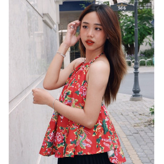 vải lụa con công cổ  điển