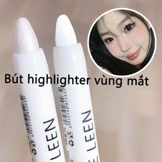 Bút tằm làm sáng mắt, màu lì ngọc trai, phấn highlight không thấm nước, bút kẻ mắt màu trắng có độ bóng cao để làm sáng