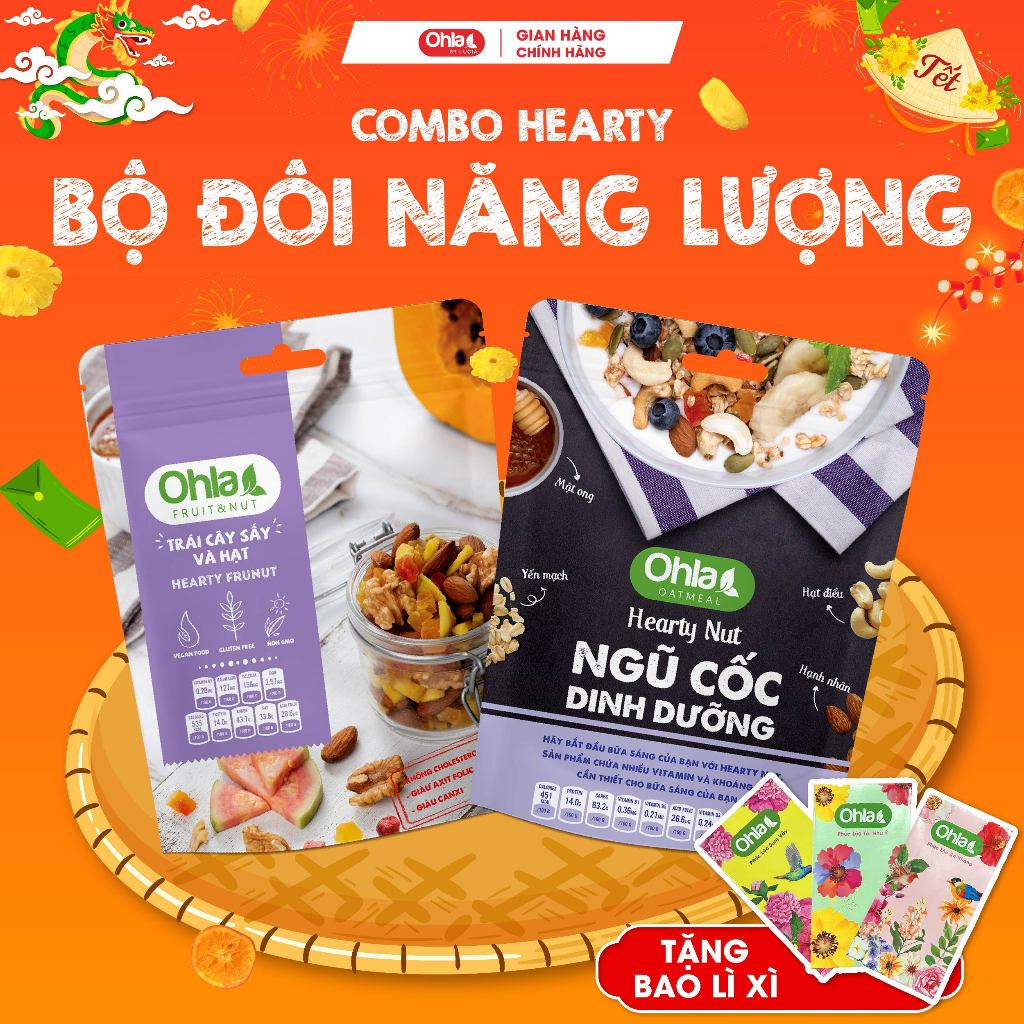 Combo Bộ đôi năng lượng Hearty Ohla