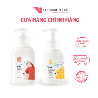Sữa tắm & gội, sữa dưỡng ẩm cho bé K-mom 290ml