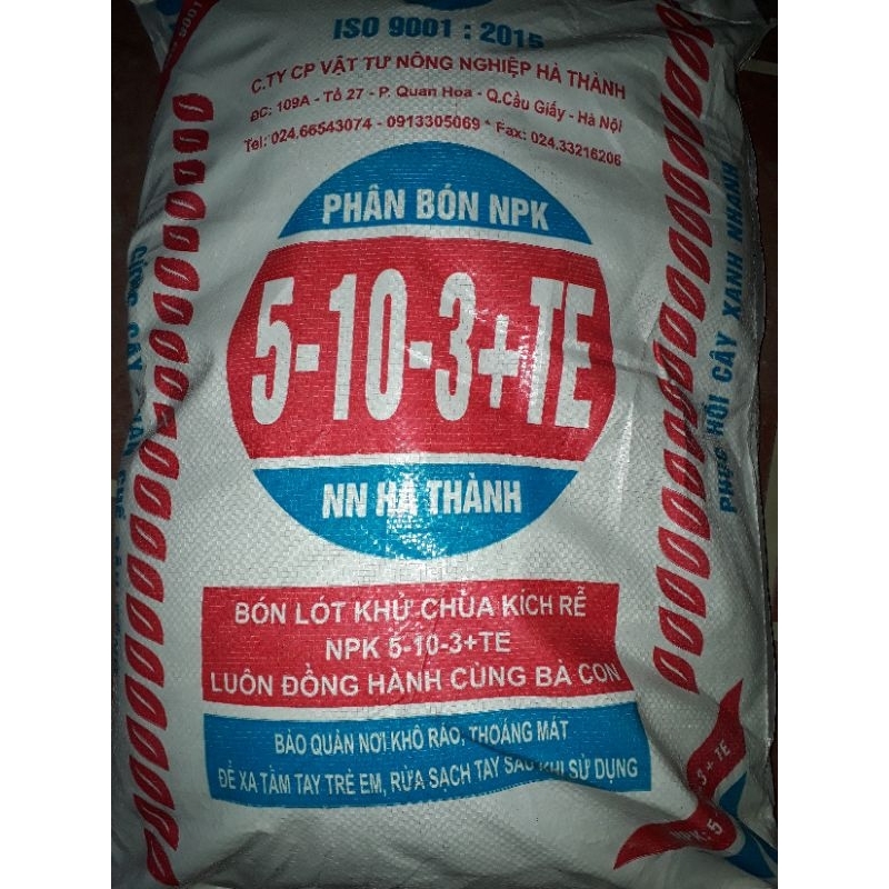 Phân lân NPK bón lót, phân NPK tan chậm (0.5kg)