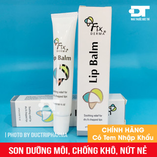 Son dưỡng môi fixderma lip balm - mềm mượt chống khô và nứt nẻ chứa vitamin e, c