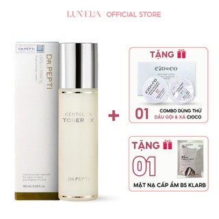 Nước Hoa Hồng Dr.Pepti Centella Toner EX Dưỡng Da Căng Bóng 180ml Chính Hãng Hàn Quốc
