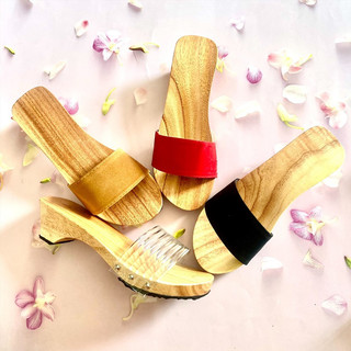 Guốc mộc guốc gỗ đế 5 phân