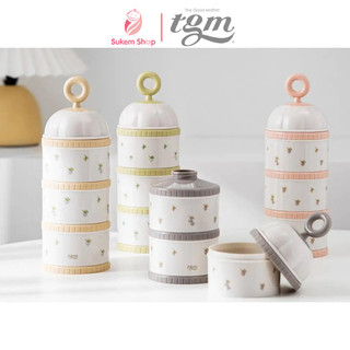 Hộp chia sữa 3 ngăn 100g tgm milk powder hàn quốc cho bé
