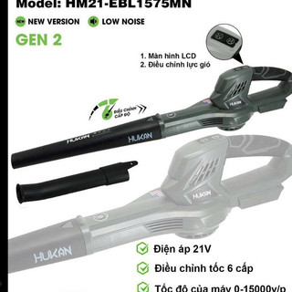 Thân máy thổi lá pin hukan ebl1575mn chân pin phổ thông makita siêu khỏe