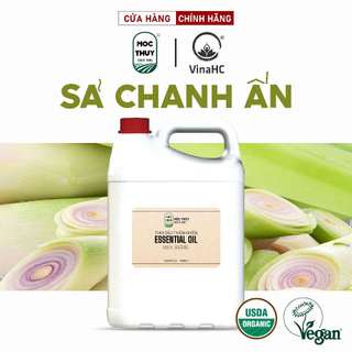 Tinh dầu Sả chanh Ấn dung tích 1L/ 5L - Lemongrass Essential Oil - đạt chuẩn chất lượng kiểm định