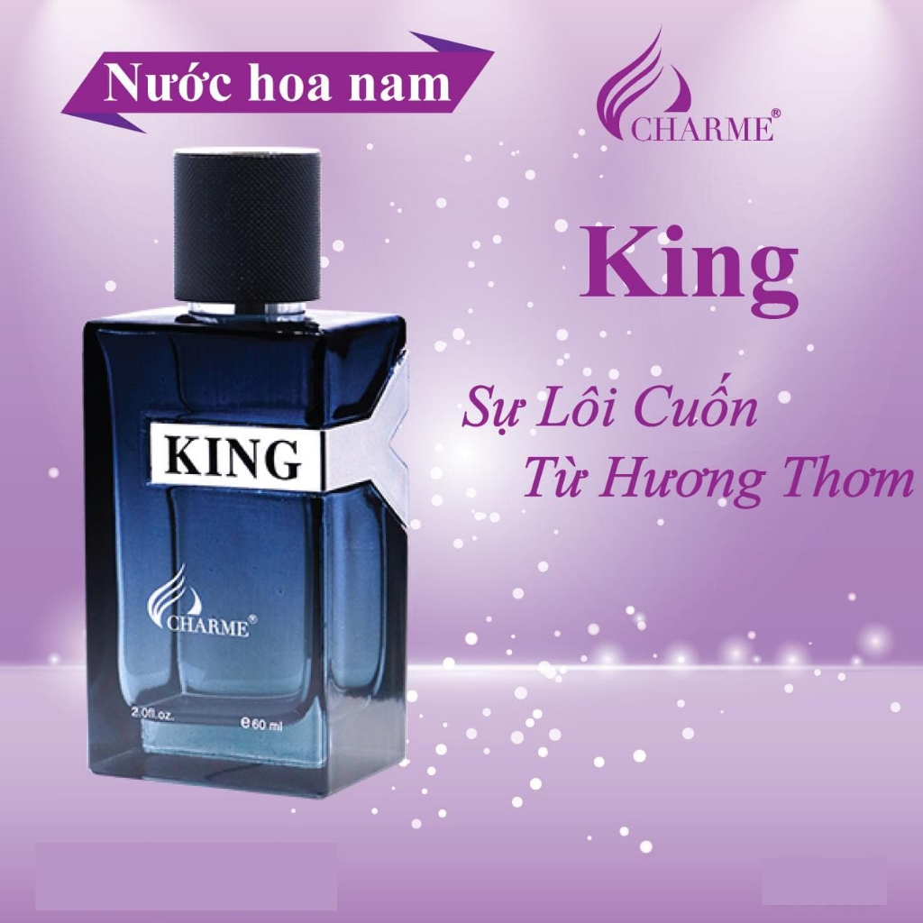 Nước hoa nam Charme King - Chai 60ml