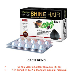 VIÊN UỐNG ĐEN TÓC, KÍCH THÍCH MỌC TÓC SHINE HAIR