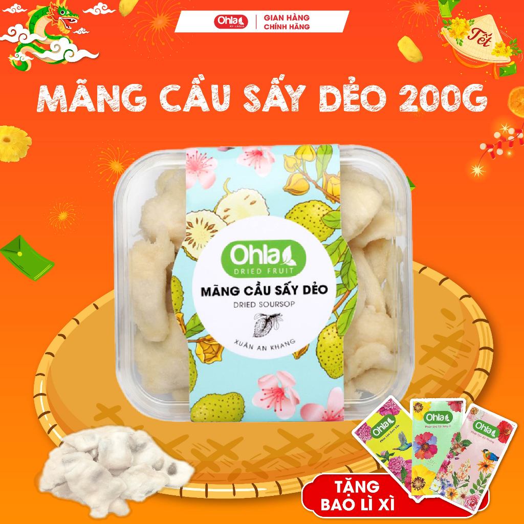 Mãng cầu sấy dẻo Ohla - 200gr