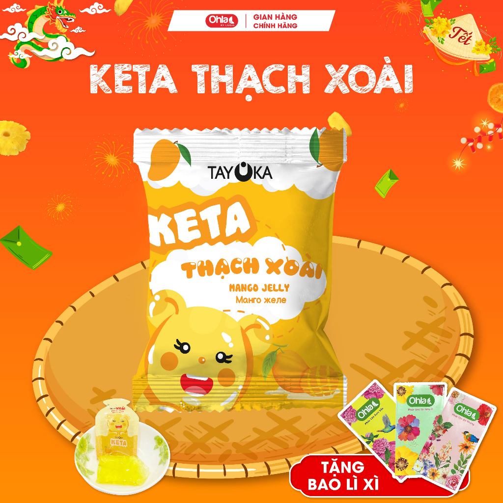 Thạch Keta Xoài Gói 100gram