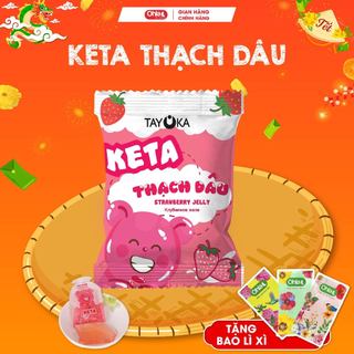Thạch Keta Dâu Gói 100gram