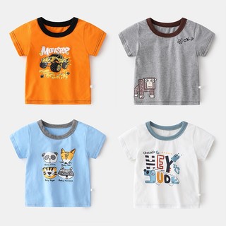 BST áo bé trai thun cotton WELLKIDS hoạ tiết đáng yêu thời trang trẻ em từ 2-7 tuổi A1960