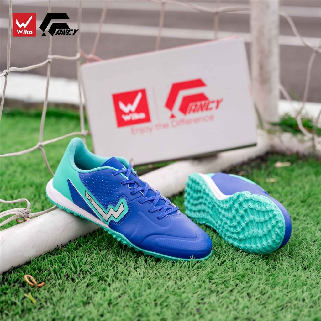 Giày Đá Bóng Wika Hunter II Chính Hãng, Giày Bóng Đá Nam Lưỡi Gà Liền Đế TF Sân Cỏ Nhân Tạo Chống Trơn Trượt