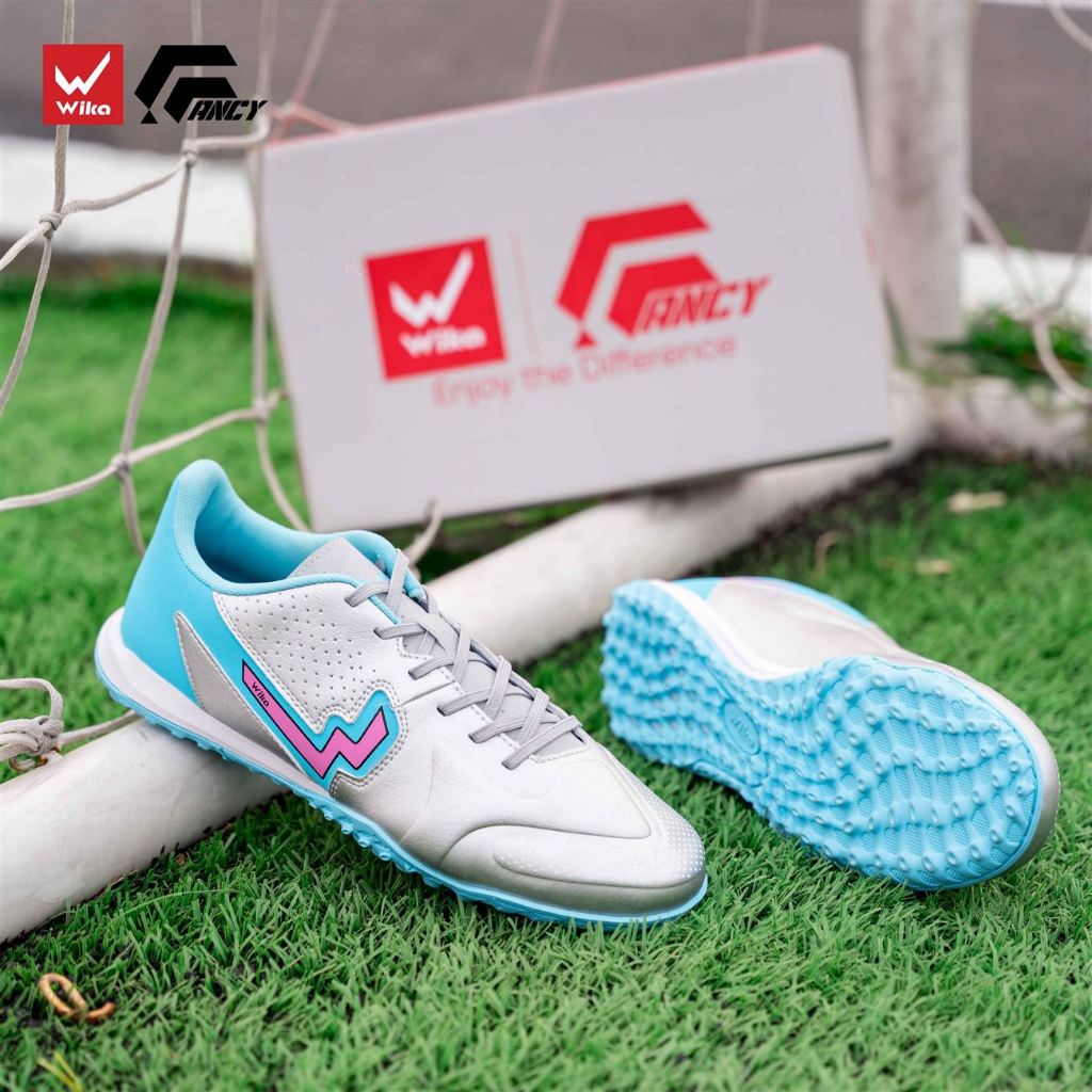 Giày Đá Bóng Wika Hunter II Chính Hãng, Giày Bóng Đá Nam Lưỡi Gà Liền Đế TF Sân Cỏ Nhân Tạo Chống Trơn Trượt
