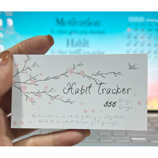 Sổ theo dõi thói quen - habit tracker - 52 tuần với 3 thói quen mỗi tuần