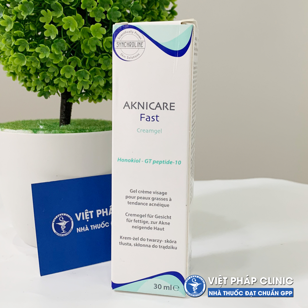 [CHÍNH HÃNG] Aknicare Kem Giảm Nhờn Mụn Fast Creamgel 30ml