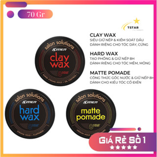 Sáp Vuốt Tóc Xmen Clay Wax/Hard Wax/Matte Pomade 70g [Giá Rẻ] Chính Hãng-Shop Mĩ Phẩm Tstar