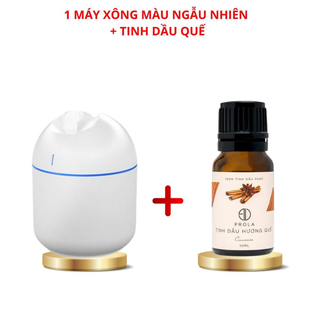 Máy xông tinh dầu mini 250ml khuếch tán tạo ẩm đuổi muỗi