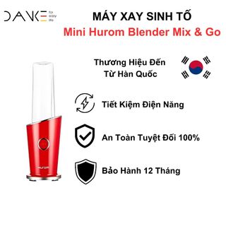 Máy xay sinh tố hurom mini mix & go - máy xay trái cây, thực phẩm mini đa năng từ hàn quốc