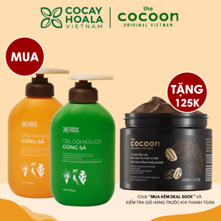 SPECIAL DEAL CỎ CÂY HOA LÁ VS COCOON VIỆT NAM - Dầu Gội Hữu Cơ Gừng Sả Cỏ Cây Hoa Lá 500ML