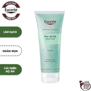Tẩy Tế Bào Chết Giảm Dầu, Ngăn Mụn Eucerin Acne-Oil Control Pro Acne Solution Scrub 100ml