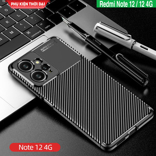 Ốp lưng Redmi Note 12 / 12 4G / Note 11T Pro / Note 12T Pro vân rằn ri hiệu Auto Focus chống mồ hôi vân tay