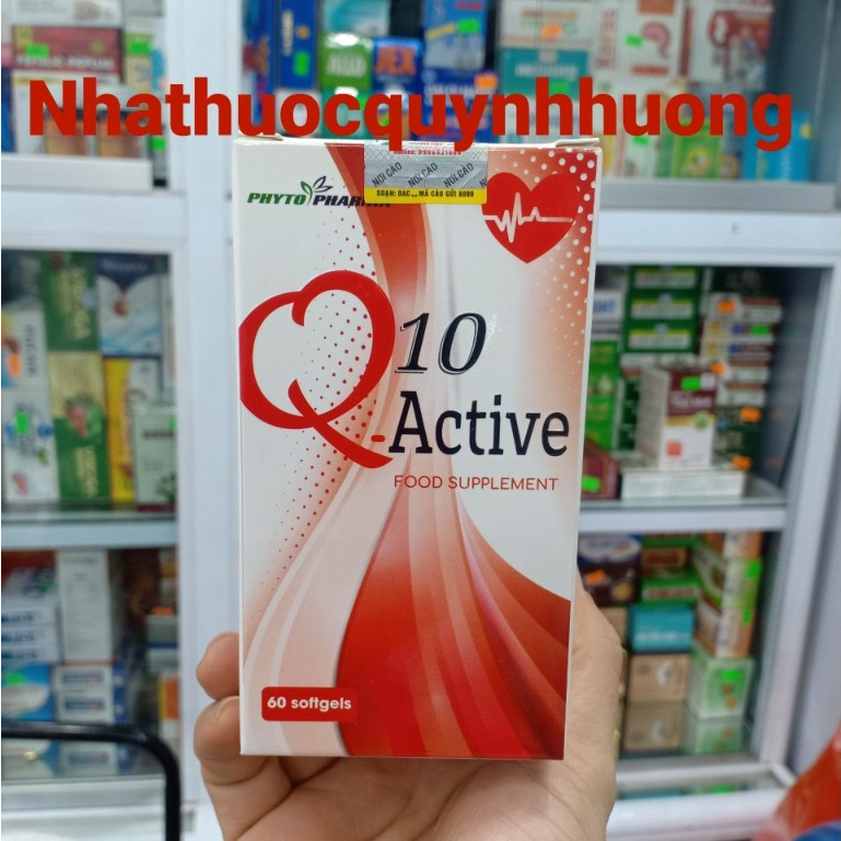 Viên uống Q10 ACTIVE lọ 60 viên với Coenzyme Q10 giúp bổ tim mạch