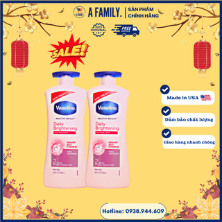 Sữa dưỡng thể Vaseline Daily Brightening UV giúp da mềm mịn 725ml