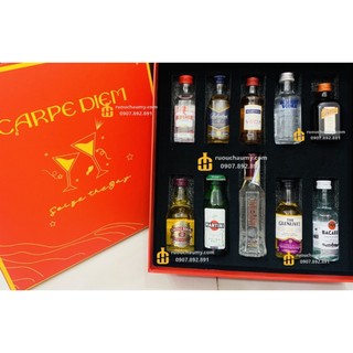 [ĐỘC QUYỀN] Hộp quà tặng 10 chai rượu mini