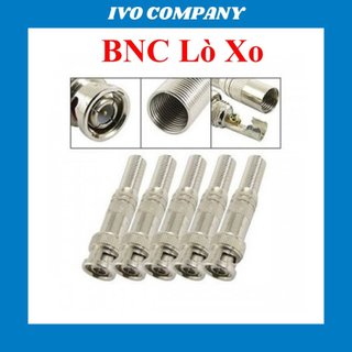 Jack bnc lò xo dùng cho camera
