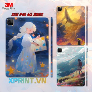 Miếng dán ipad full viền mẫu fantasic mơ mộng, skin 3M cao cấp cho ipad, có đủ mã cho ipad....